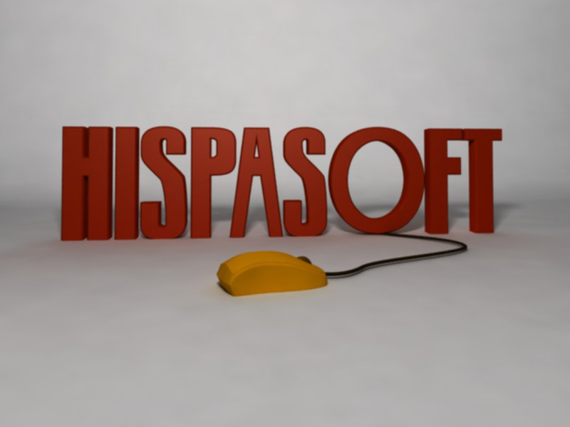 Hispasoft logo 3D
