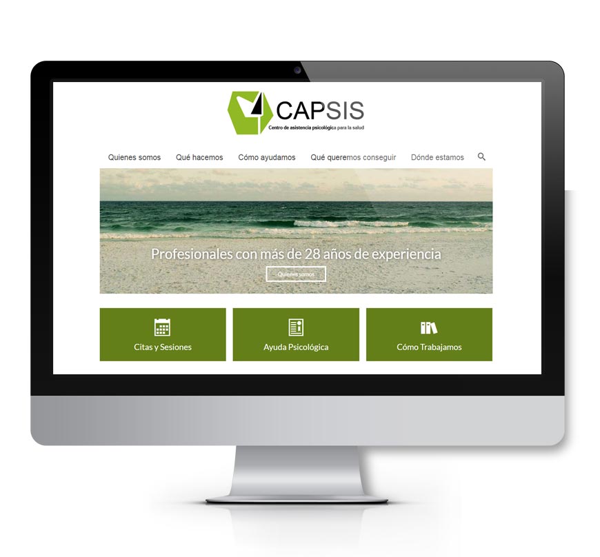 Capsis Valencia diseño web - Msalas Kreacion