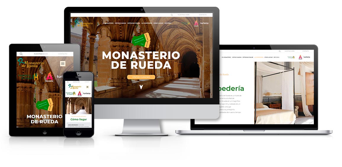 Monasterio de Rueda diseño responsive