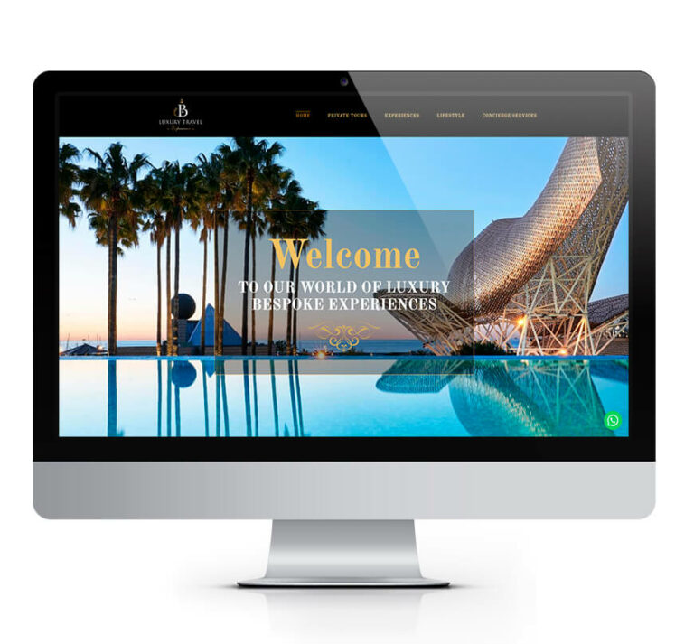 Creación web Barcelona Luxury Travel Experience